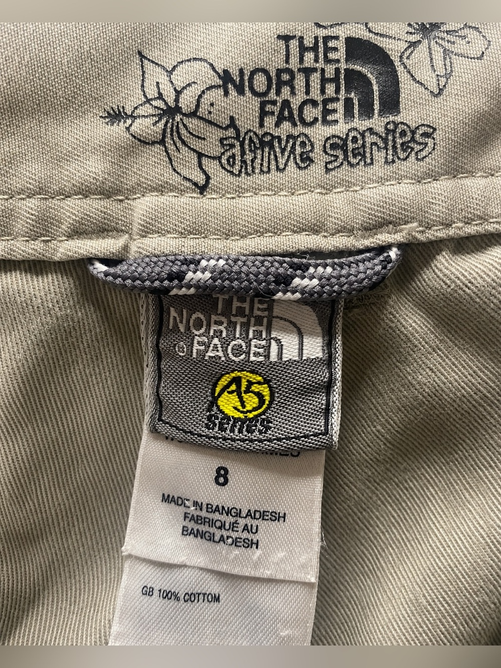 The North Face A5 Women’s Capri Pants Light Khaki Color 8 - Picture 6 of 10
